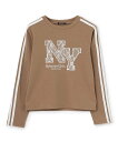 by LOVEiT レースナンバーTシャツ ナルミヤオンライン トップス カットソー・Tシャツ ホワイト