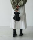 【SALE/50%OFF】riziere モコモコ巾着ショルダーバック リジェール バッグ ショルダーバッグ ブラック