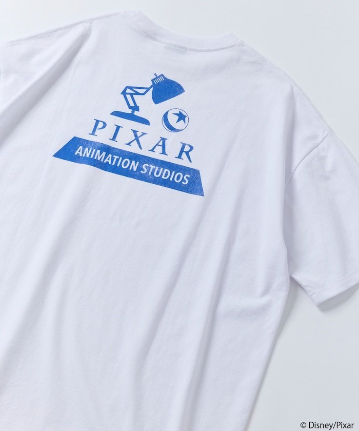 FREAK'S STORE PIXAR ピクサー 別注 ビッグシルエット バックプリント クルーネックTシャツ 【限定展開】 フリークスストア トップス カットソー・Tシャツ ホワイト グレー ブラック ピンク【送料無料】