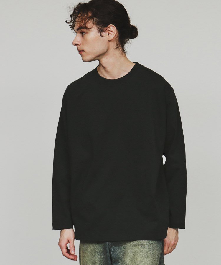 新品1円～★THE SHOP TK タケオキクチ 長袖 クルーネック ウール毛 アーガイルニット L グレー 正規店本物 ◆4908◆