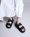【SALE/35%OFF】aimoha - select - 【shoes365】三つマジックテープ付きサンダル アイモハ シューズ・靴 サンダル ブラック ホ...