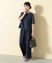 【SALE/50%OFF】BEAMS HEART WOMEN レースブラウス * ワイドパンツ セットアップ(セットアイテム) ビームス アウトレット オールイ...
