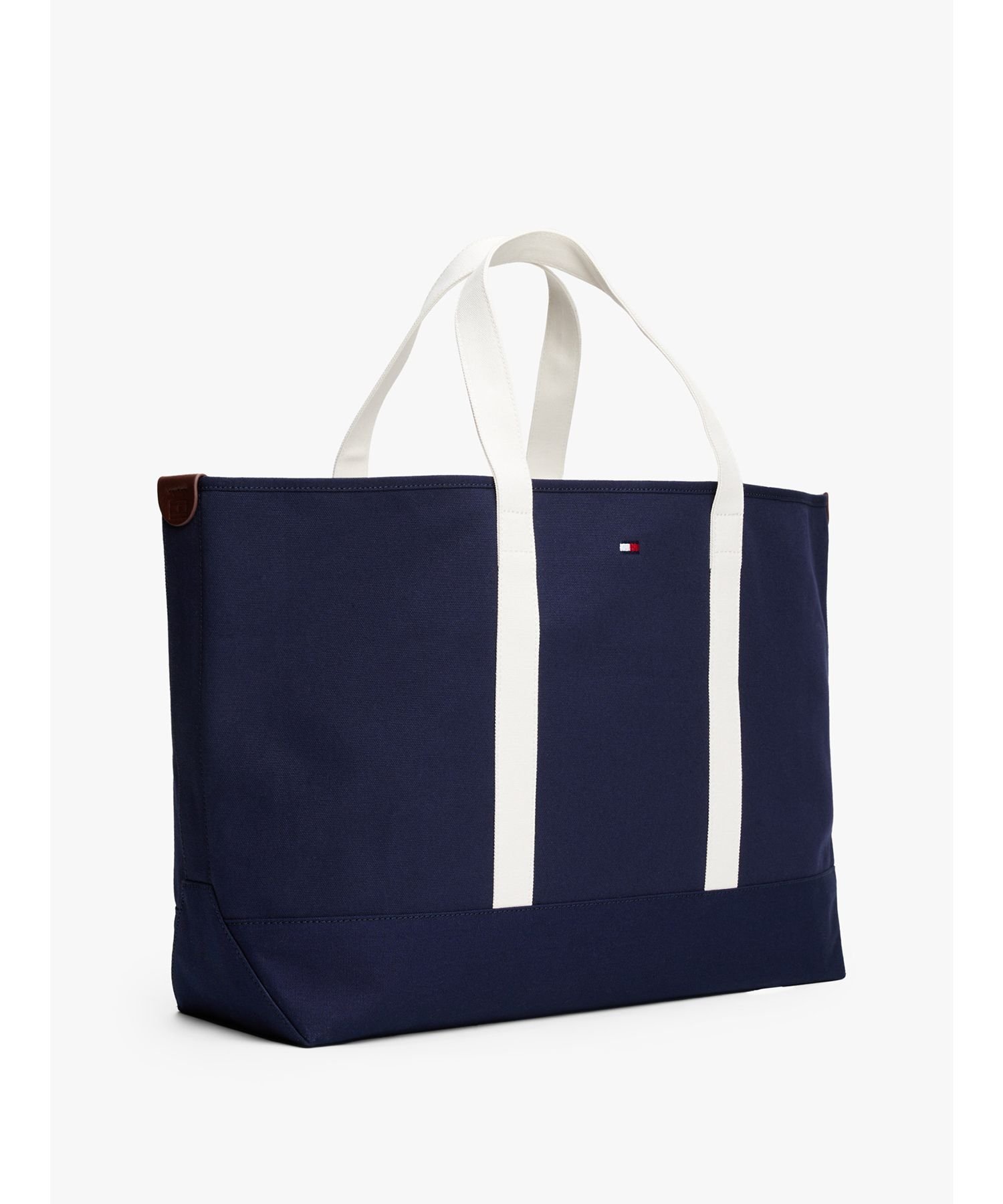 TOMMY HILFIGER サマートートバッグ トミーヒルフィガー バッグ トートバッグ ネイビー ベージュ【送料無料】