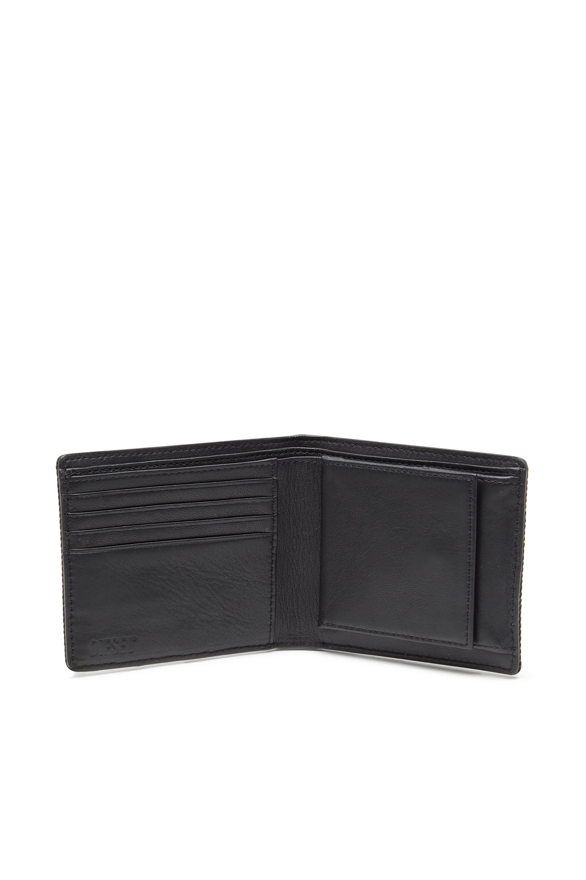 メンズ 二つ折りウォレット MULTI-PKTS MULTI-PKTS BI FOLD COIN S 3D ディーゼル 財布・ポーチ・ケース 財布 ブラック
