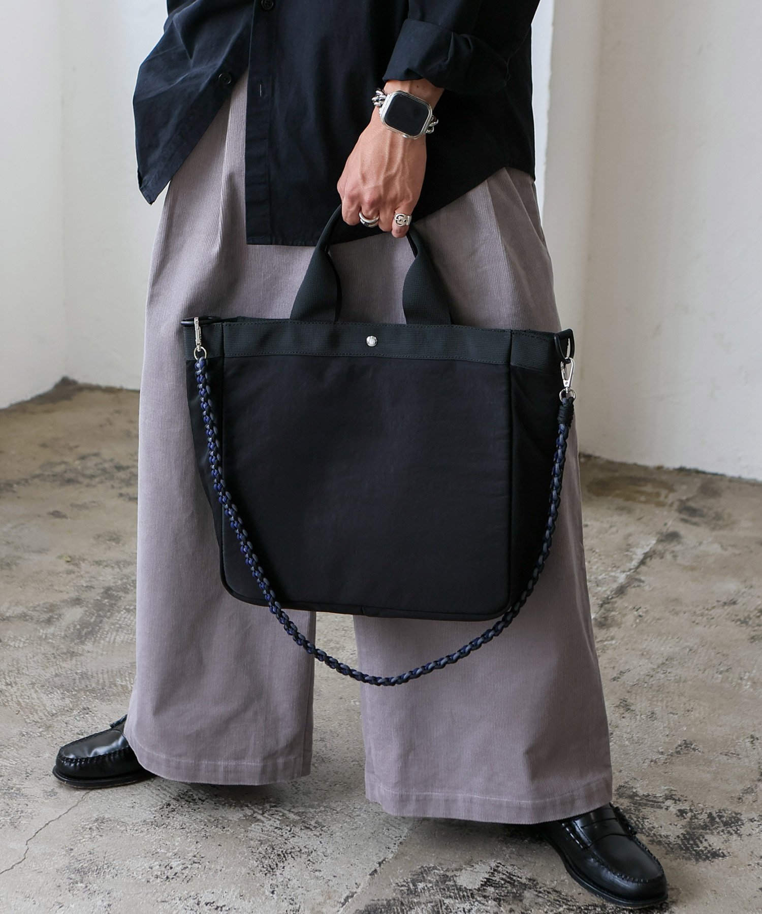 【SALE／41%OFF】Depral ナイロントート編みショルダー付き ヴィータフェリーチェ バッグ トートバッグ..