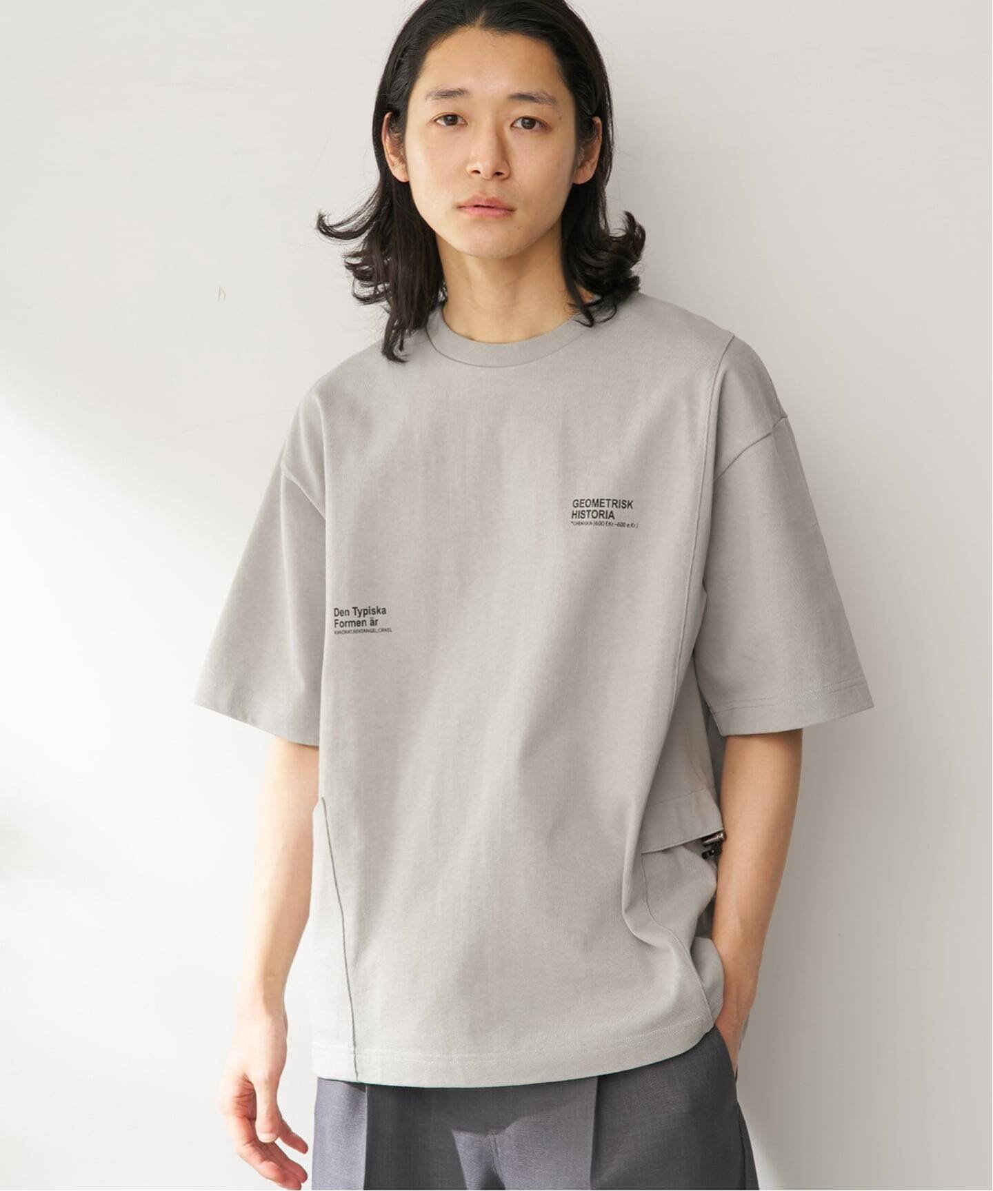 OLIVEDRAB CARRY PKT S/S-Tシャツ ベーセーストック トップス カットソー・Tシャツ ブルー グレー ブラック ホワイト