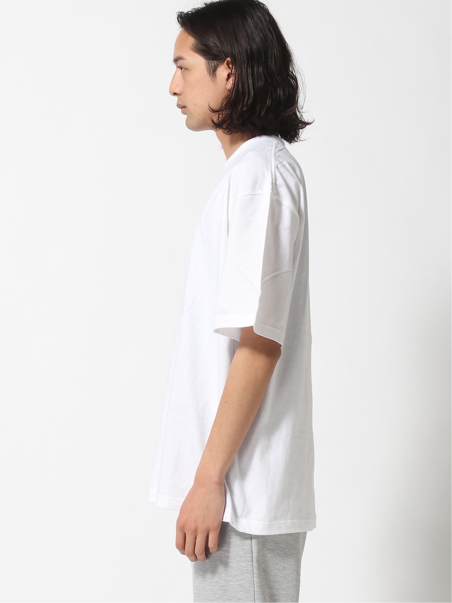 Printstar printstar/(U)5.6オンス ヘビーウェイトビッグTシャツ セットアップセブン トップス カットソー・Tシャツ ホワイト