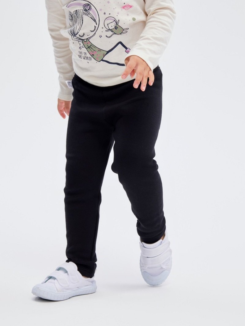 【SALE／76%OFF】GAP あったかフリースレギンス (幼児) ギャップ パンツ その他のパンツ ブラック グレー ベージュ ピンクのサムネイル