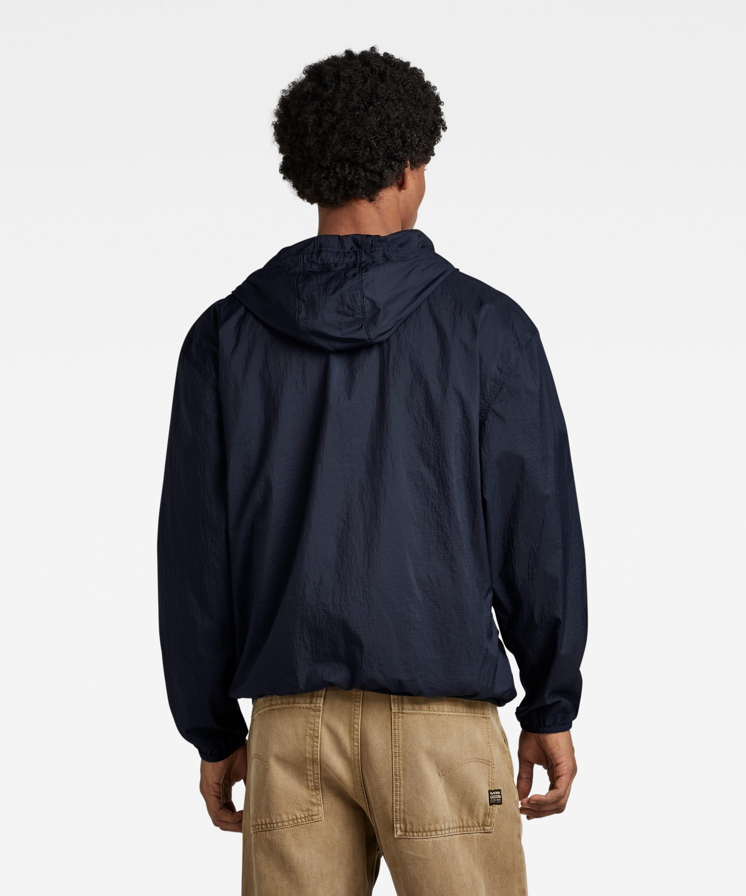 【公式ショップ】WINDBREAKER SHELL JACKET/ナイロンウィンドブレーカーアノラックパーカー ジースターロゥ ジャケット・アウター ナイロンジャケット ネイビー