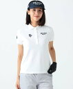 BEAMS GOLF PURPLE LABEL <WOMEN> PURPLE LABEL / スフィダンテ ベア鹿の子 ボタンダウンポロシャツ ビームス ゴルフ...