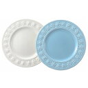 ウェッジウッド 食器 WEDGWOOD WEDGWOOD フェスティビティ プレート 27cm ペア アイボリー・ブルー ウェッジウッド 食器・調理器具・キッチン用品 食器・皿