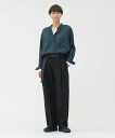 MARGARET HOWELL SUMMER WOOL TROUSERS マーガレット・ハウエル パンツ その他のパンツ ブラック【送料無料】
