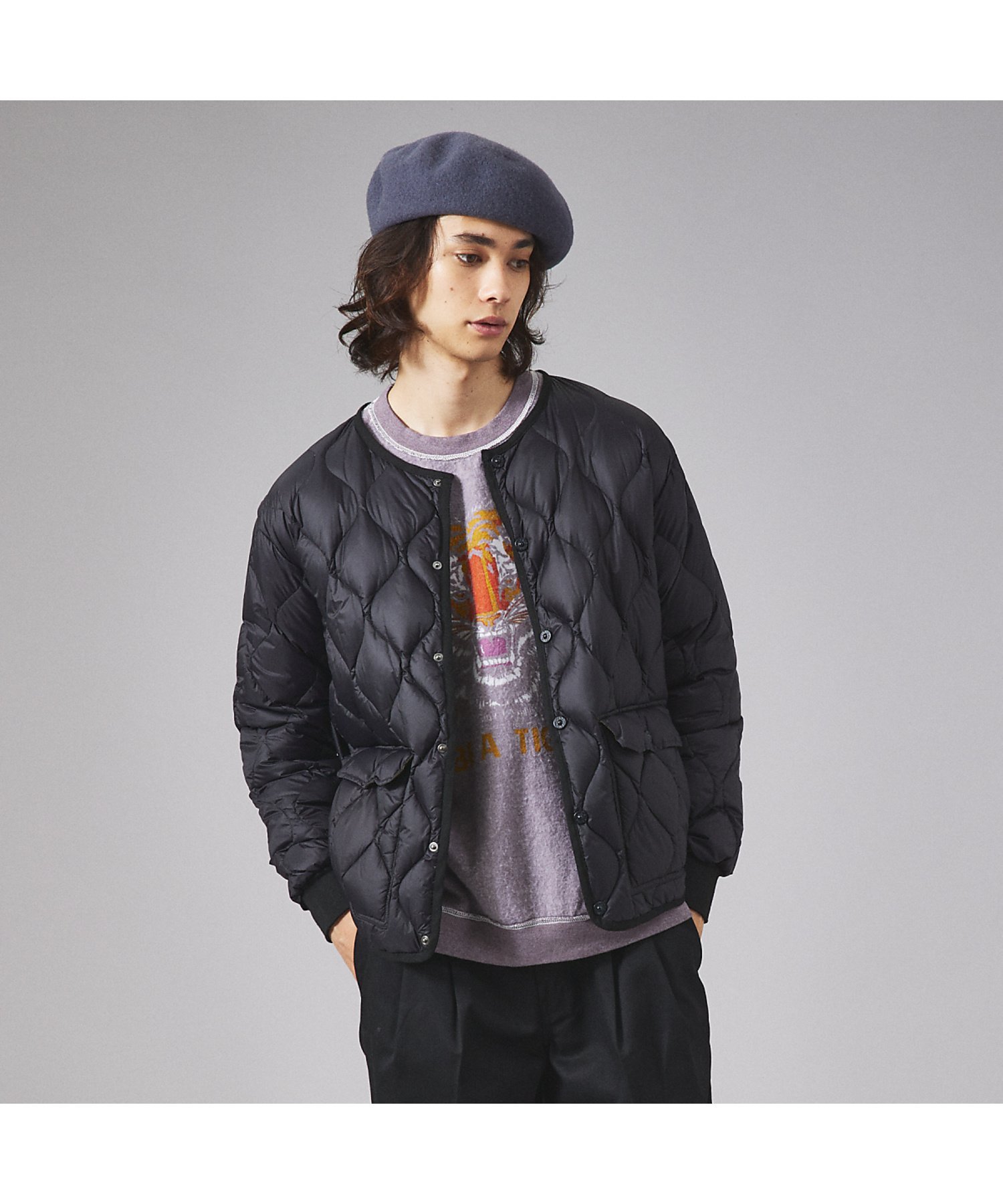 ABAHOUSE LASTWORD 【WEB限定】TAION MILITARY OVER SIZE CREW NEC アバハウス ジャケット・アウター ダウンジャケット・ダウンベスト グレー カーキグリーン ブラック ネイビー グリーン ホワイト【送料無料】のサムネイル