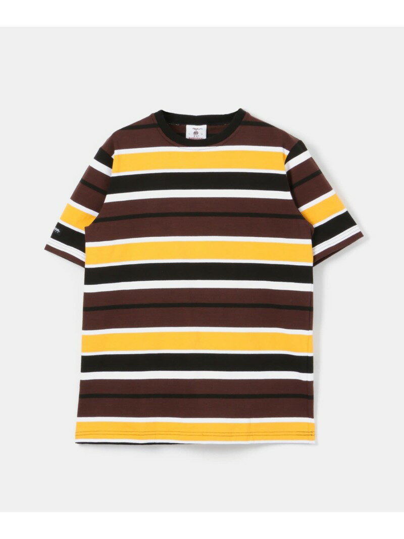 8oz T-Shirt 8ozTEE-UF04: Brown / Gold