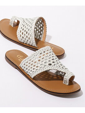 【SALE/20%OFF】artemis by DIANA 本革メッシュトングフラットサンダル アルテミス バイ ダイアナ シューズ サンダル/ミュール ブラック ゴールド ホワイト【送料無料】