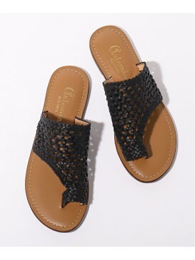 【SALE/20%OFF】artemis by DIANA 本革メッシュトングフラットサンダル アルテミス バイ ダイアナ シューズ サンダル/ミュール ブラック ゴールド ホワイト【送料無料】