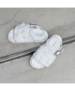 【SALE/54%OFF】Au BANNISTER 【LAROUTE】パフメッシュサンダル オゥ・バニスター シューズ・靴 サンダル イエロー ホワイト ブラッ...