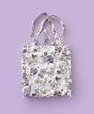 トッカ　マザーズバッグ TOCCA 【大人百花掲載】【A4サイズ対応】BOTANICAL GARDEN PARTY SUBBAG サブバッグ トッカ バッグ トートバッグ ホワイト ピンク【送料無料】