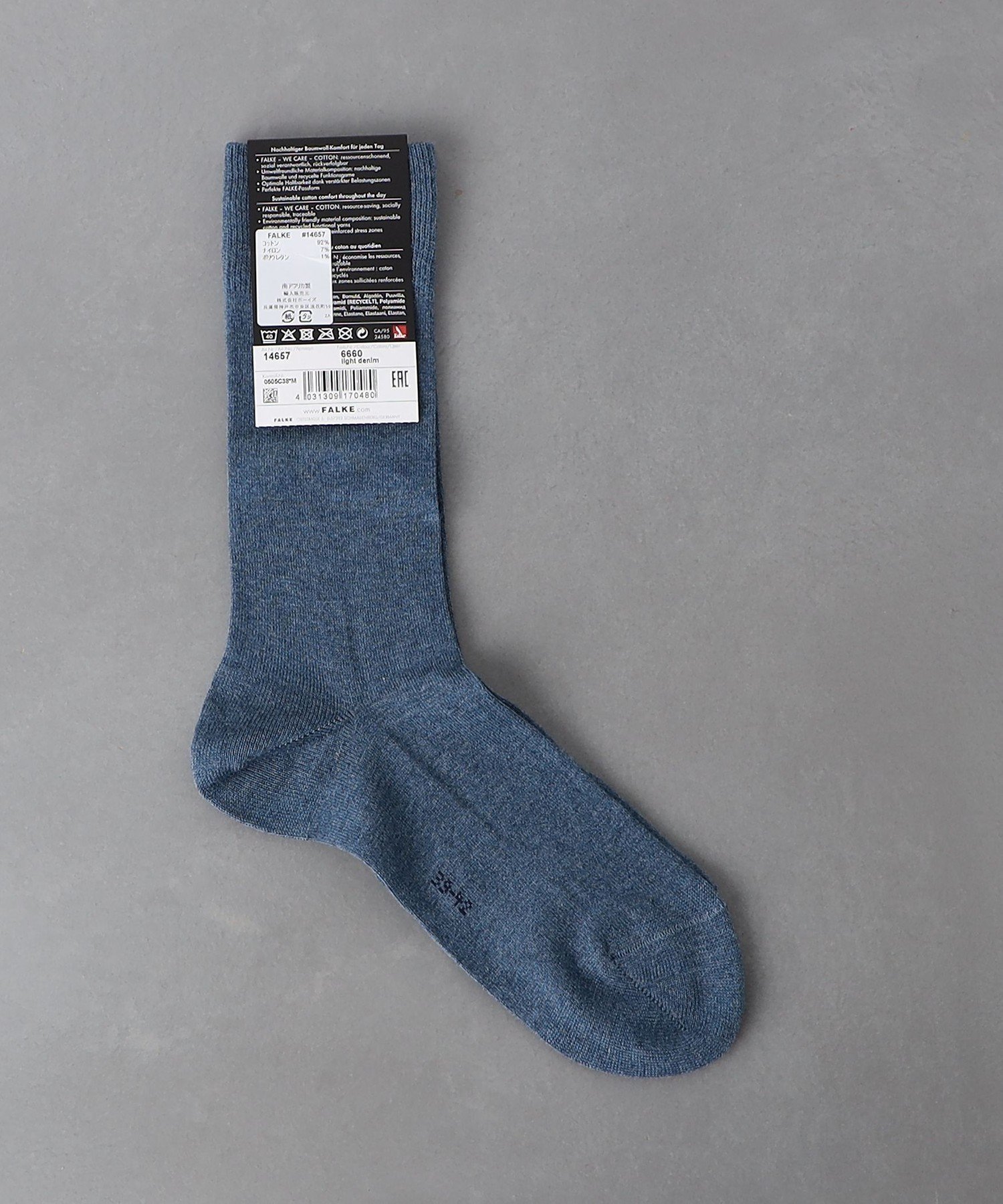 UNITED ARROWS ＜FALKE＞ FAMILY SOCKS/ファミリー ソックス ユナイテッドアローズ 靴下 レッグウェア 靴下 ブルー ホワイト ブラック グレー ベージュ ブラウン ピンク カーキ ネイビー