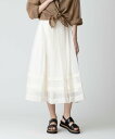 【SALE/30%OFF】allureville シアーオーガンタックギャザースカート アルアバイル スカート その他のスカート ブルー ブラック ホワイト【送料無料】