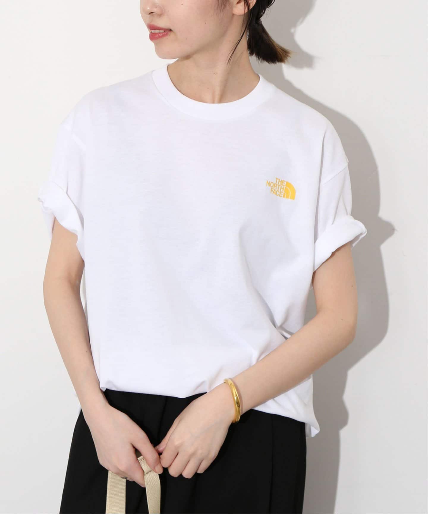 SLOBE IENA THE NORTH FACE/ノースフェイス S/S Bandana Square Logo Tee NT32446 スローブ イエナ トップス カットソー・Tシャツ ホワイト グレー【送料無料】のサムネイル