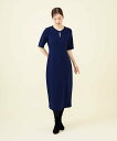 【SALE/50%OFF】Sybilla ダイヤステッチコクーンドレス シビラ ワンピース・ドレス ドレス ブラック ネイビー【送料無料】