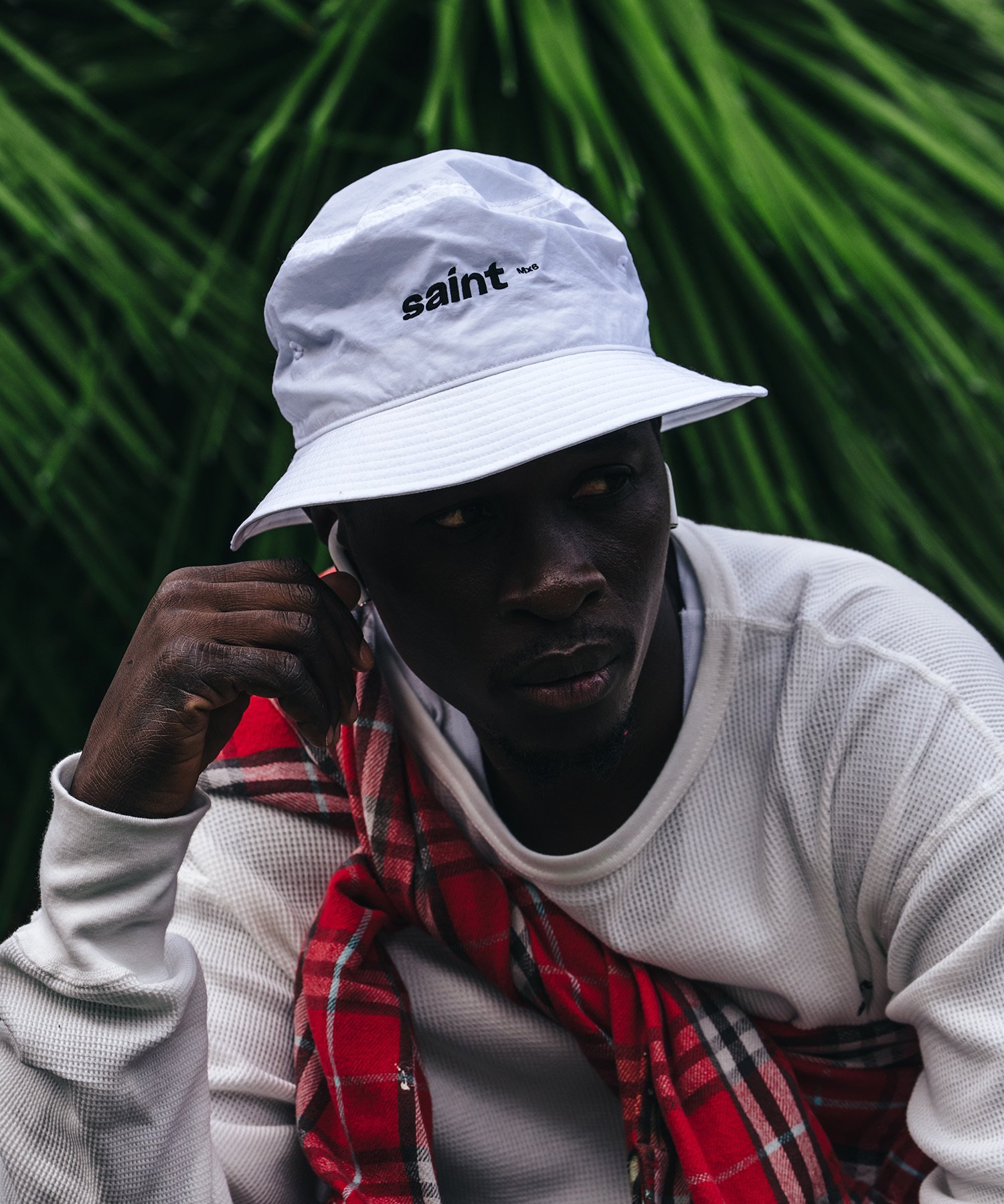 ROYAL FLASH SAINT MICHAEL/セントマイケル/BUCKET HAT / SAINT / WHITE ロイヤルフラッシュ 帽子 その他の帽子 ホワイト【送料無料】