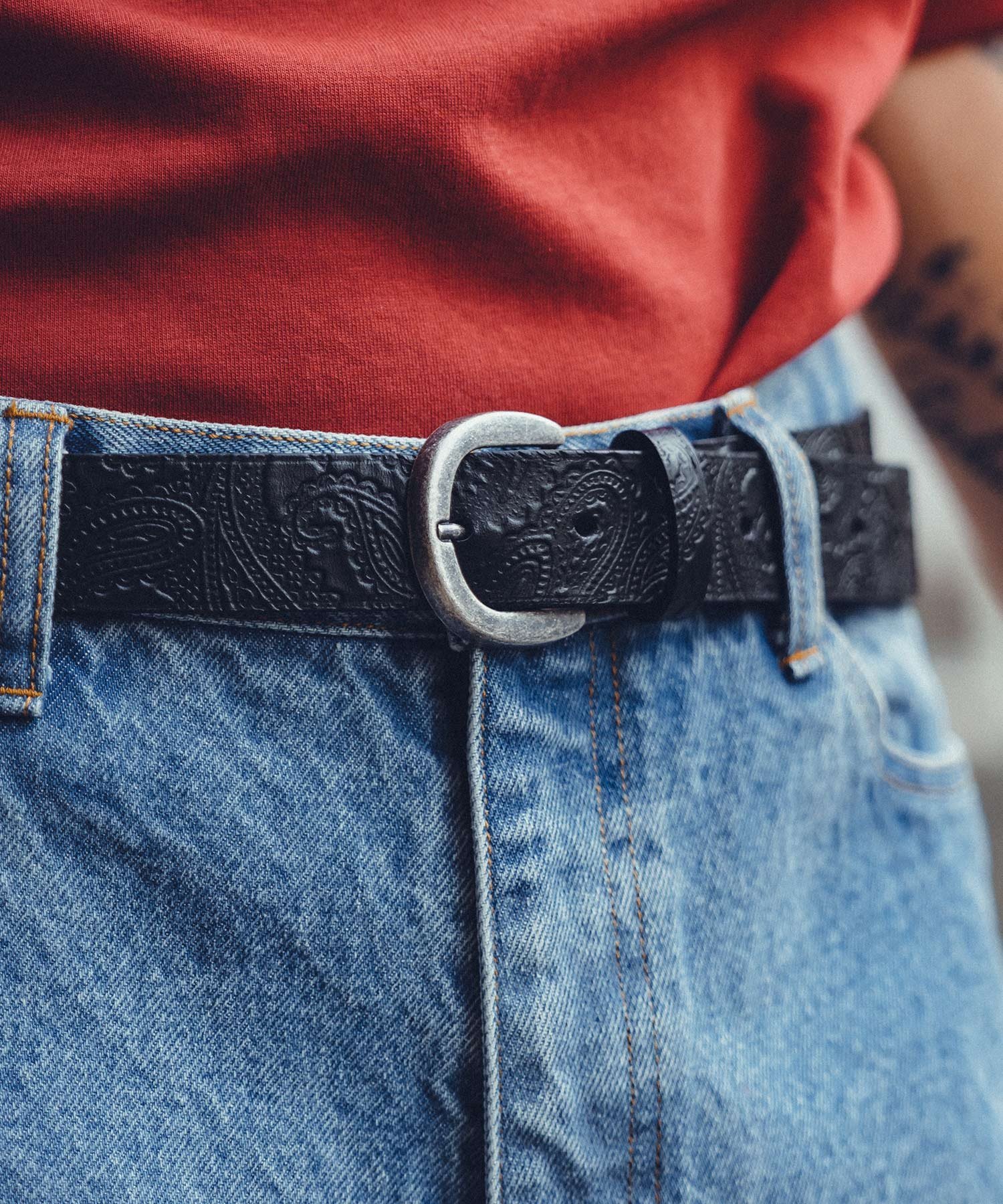【SALE／30%OFF】Subciety Paisley belt サブサエティ ファッション雑貨 ベルト ブ...