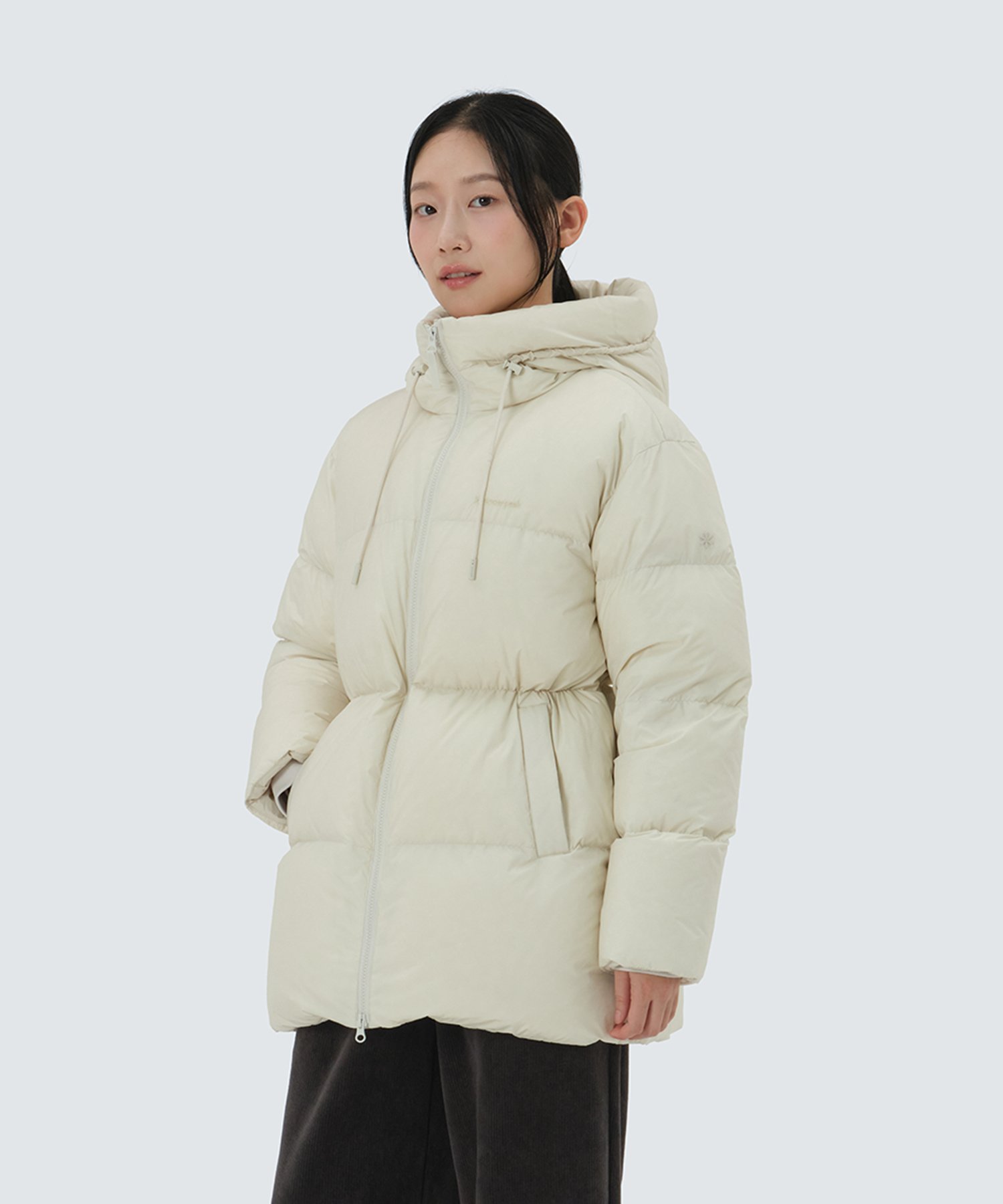 Snow Peak LW Wmn's M Leng Heavy Down Jacket スノーピーク ジャケット・アウター ダウンジャケット・ダウンベスト ブラック ベージュ【送料無料】のサムネイル