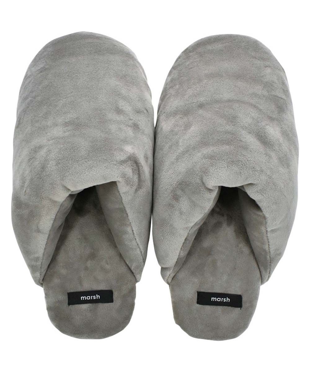 BACKYARD FAMILY MARSH ルームスリッパ ローラ インテリア・生活雑貨 その他のインテリア・生活雑貨 グレー