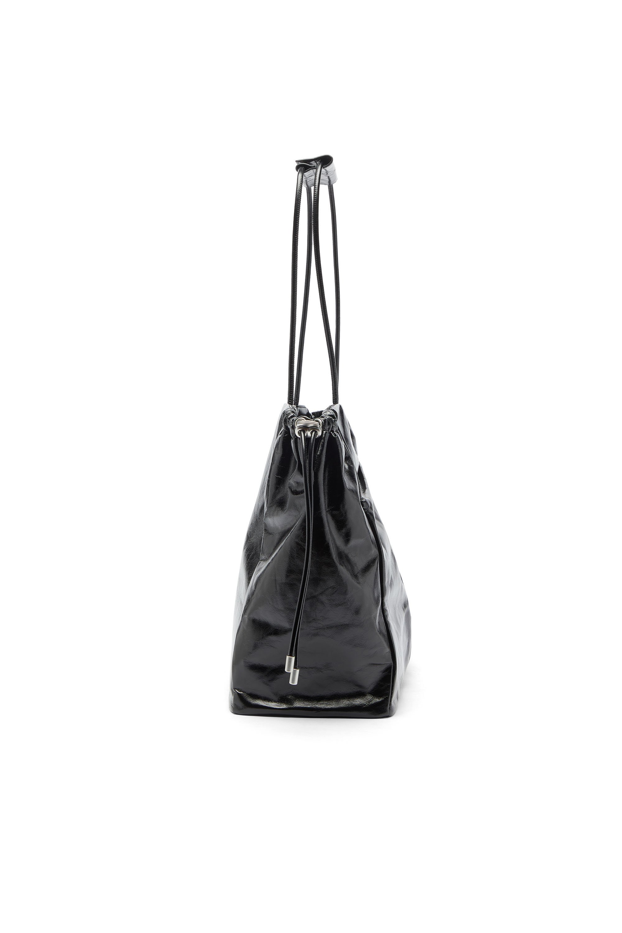 ウィメンズ トートバッグ SCRUNCH-D TOTE E/W ディーゼル バッグ トートバッグ ブラック