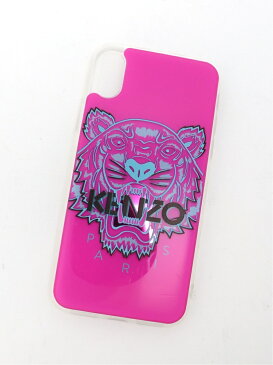 KENZO (U)Iphone X/XS Tiger Resine ケンゾー ファッショングッズ 携帯ケース/アクセサリー ブラック ピンク【送料無料】