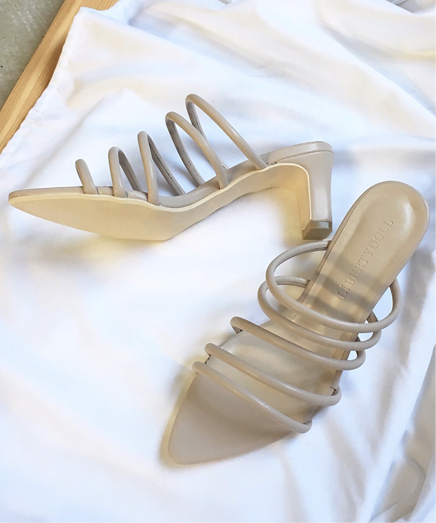 【SALE/20%OFF】LibertyDoll 6cmヒール ワンピース オフィスカジュアル 5連コードサンダル ☆4111 サンエーフットウェアー シューズ...