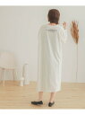 【SALE／50%OFF】SENSE OF PLACE バックロゴTシャツワンピース センス オブ プレイス ワンピース・ドレス ワンピース ホワイト グレー