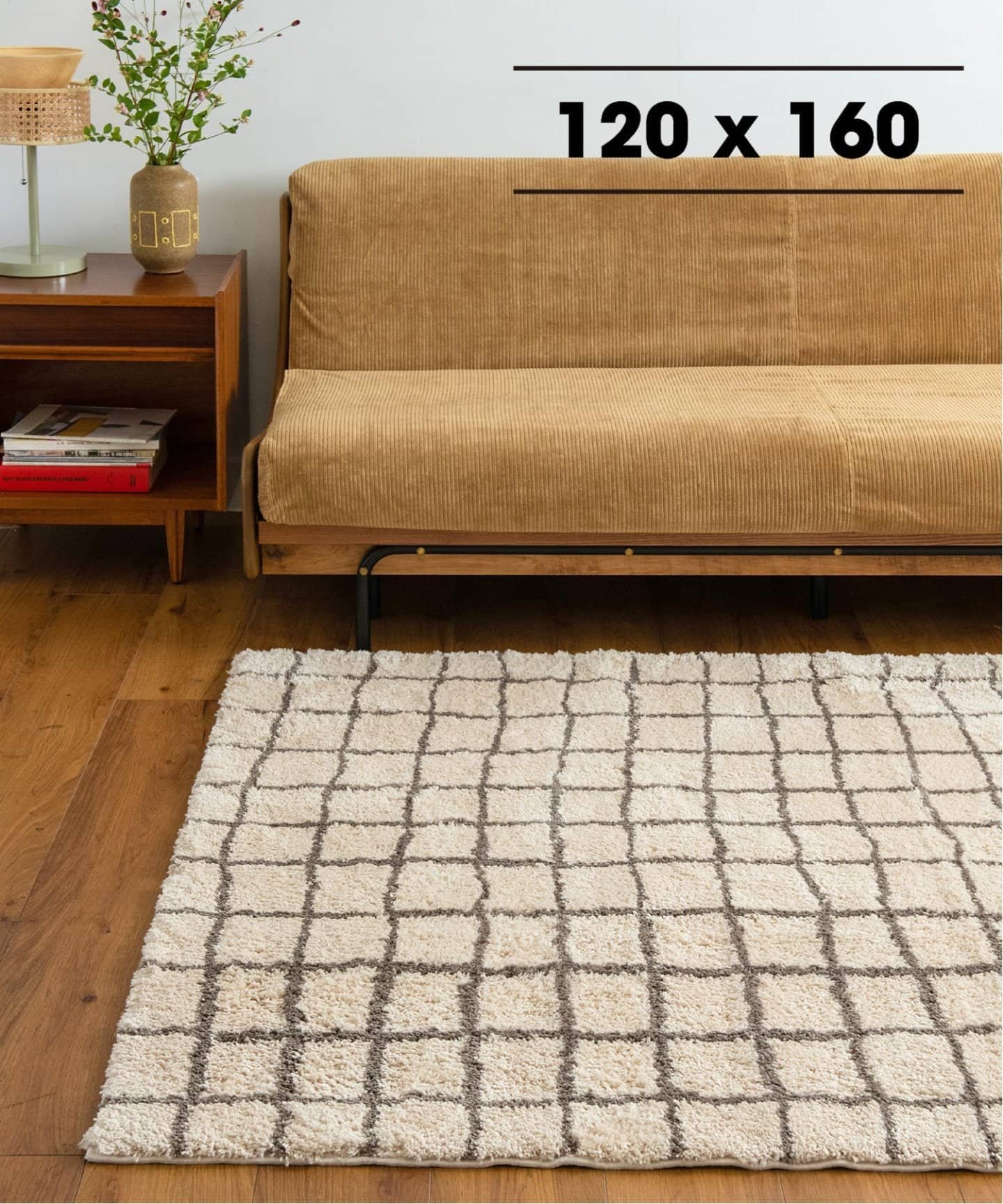 楽天Rakuten FashionJOURNAL STANDARD FURNITURE GRID RUG 120x160 グリッド ラグ ジャーナルスタンダードファニチャー インテリア・生活雑貨 カーペット・ラグ・マット ブラウン【送料無料】