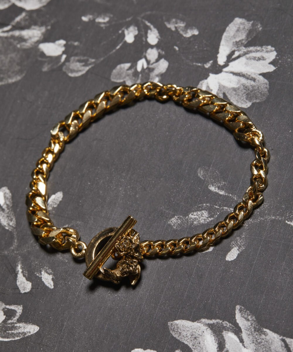 rehacer rehacer:Rose Asymmetry Chain Bracelet レアセル アクセサリー・腕時計 ブレスレット・バングル ゴールド シルバー【送料無料】