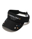 MARK & LONA ML Stone Crown Sun Visor | MEN and WOMEN マークアンドロナ 帽子 サンバイザー ブラック ホワイ...