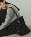 【SALE/30%OFF】OPAQUE.CLIP 【A4サイズ対応】スパンコールコンビトートバッグ オペークドットクリップ バッグ トートバッグ ブラウン ブラ...