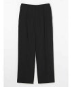 Aquascutum WOMEN ピンタック イージーパンツ アクアスキュータム パンツ その他のパンツ ブラック ベージュ【送料無料】