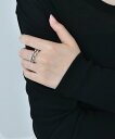 H.O.V H.O.V/PRISM CHAIN RING/プリズム チェーンリング フォブ アクセサリー・腕時計 リング・指輪 シルバー【送料無料】