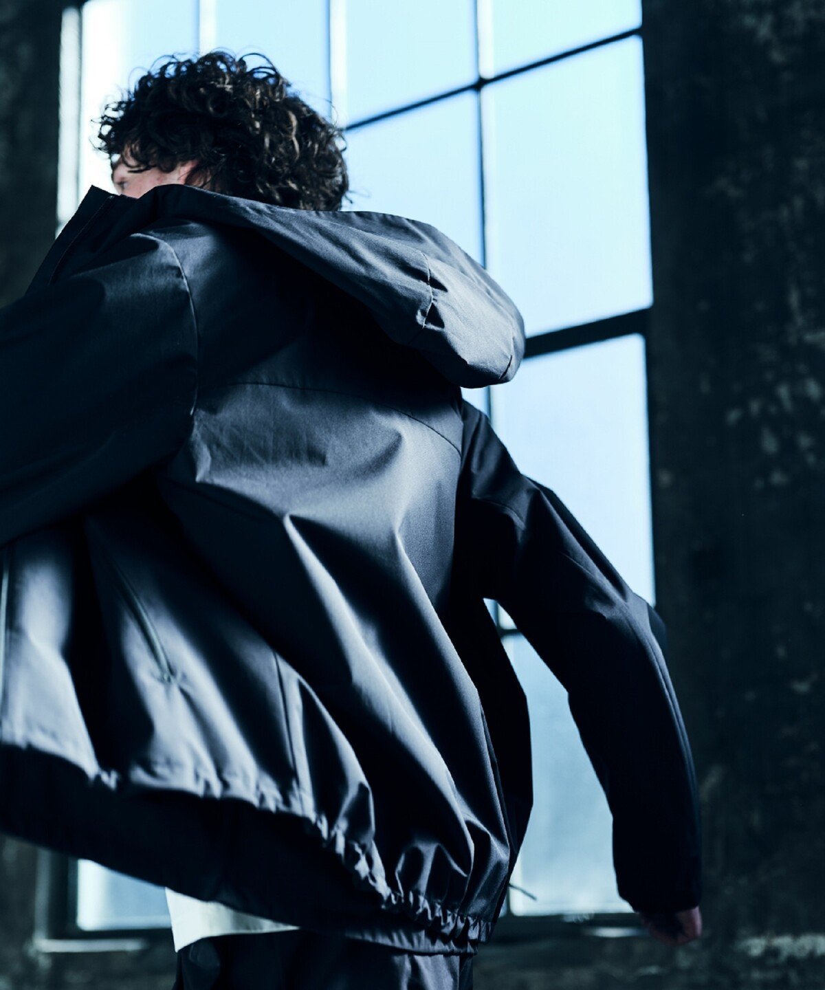 COMME CA MEN 【COMME CA MEN BLACK】3レイヤーテック パーカ コムサメン ジャケット・アウター ブルゾン・ジャンパー ブラック【送料無料】