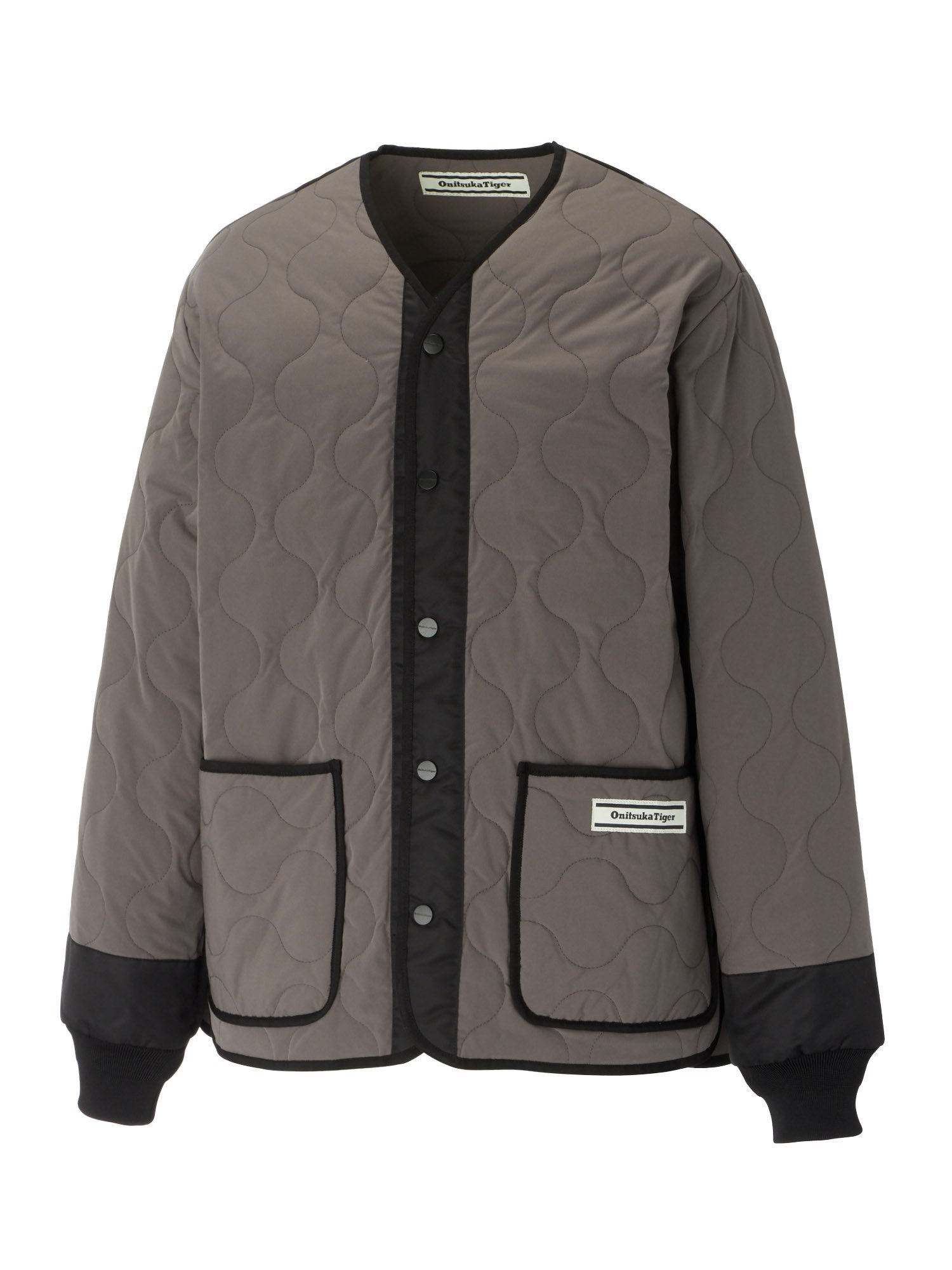 Onitsuka Tiger 【公式ショップ】QUILTED JACKET オニツカタイガー ジャケット・アウター その他のジャケット・アウター カーキグリーン ブラック【送料無料】