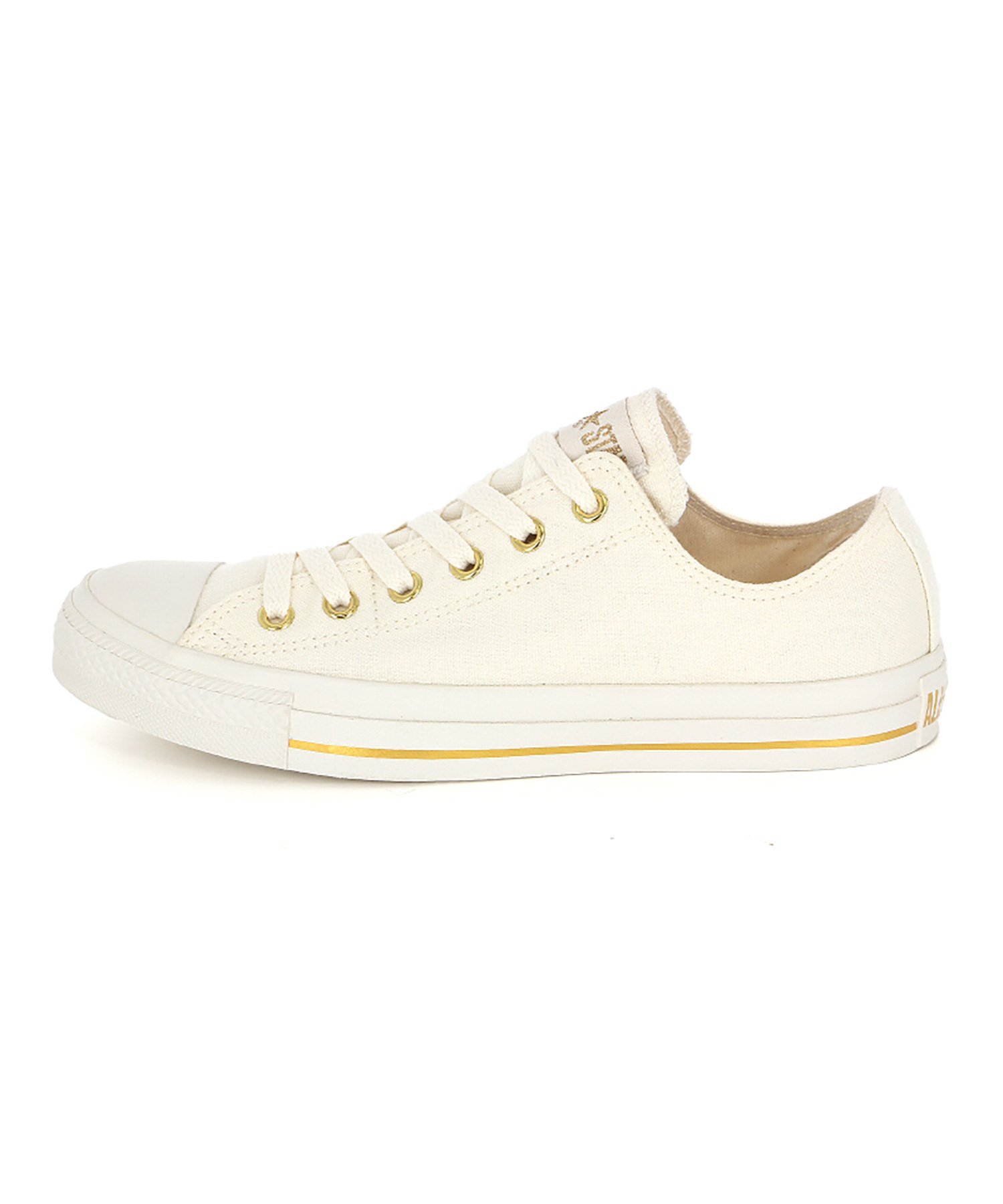【SALE／20%OFF】CONVERSE 【CONVERSE】オールスター ゴールドストライプ スリップ OX クリーム ムーンスター シューズ・靴 スニーカー ホワイト【送料無料】