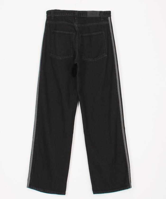 adidas FIREBIRD ADICOLOR DENIM PANTS フリークスストア パンツ ジーンズ・デニムパンツ ブラック【送料無料】