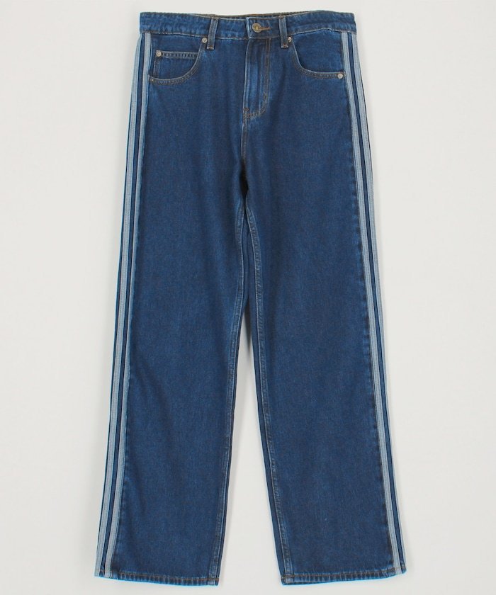 FIREBIRD ADICOLOR DENIM PANTS フリークスストア パンツ ジーンズ・デニムパンツ ブルー ブラック