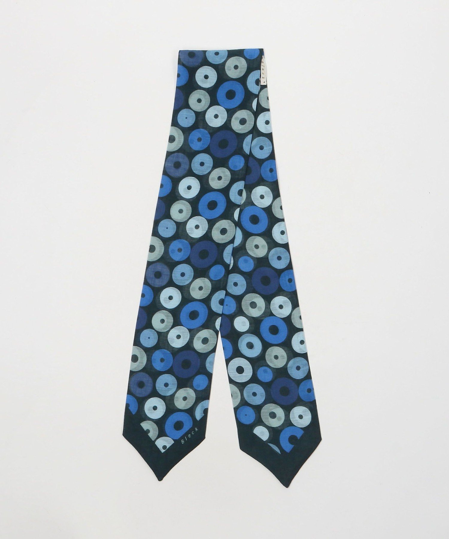 【SALE／50%OFF】UNITED ARROWS green label relaxing ＜Bleck＞ドット スカーフ ユナイテッドアローズ アウトレット ファッション雑貨 スカーフ・バンダナ ネイビー【送料無料】