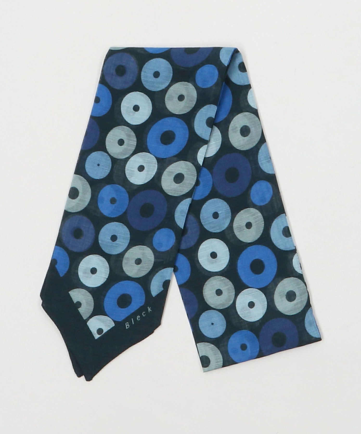 【SALE／50%OFF】UNITED ARROWS green label relaxing ＜Bleck＞ドット スカーフ ユナイテッドアローズ アウトレット ファッション雑貨 スカーフ・バンダナ ネイビー【送料無料】