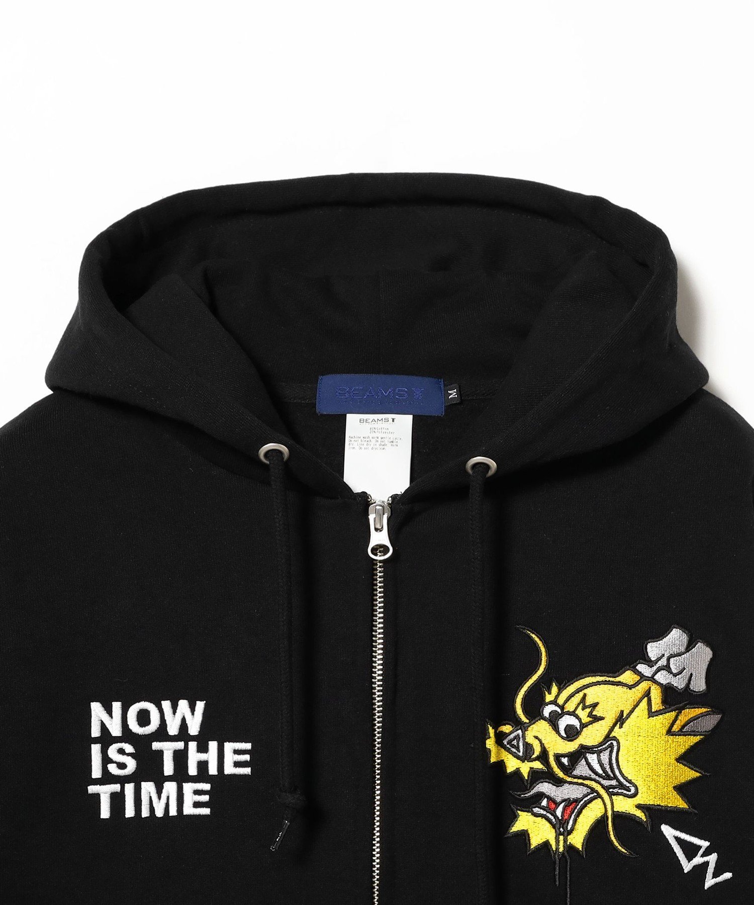 BEAMS T VIEW / Zip Hoodie ビームスT トップス パーカー・フーディー ブラック【送料無料】