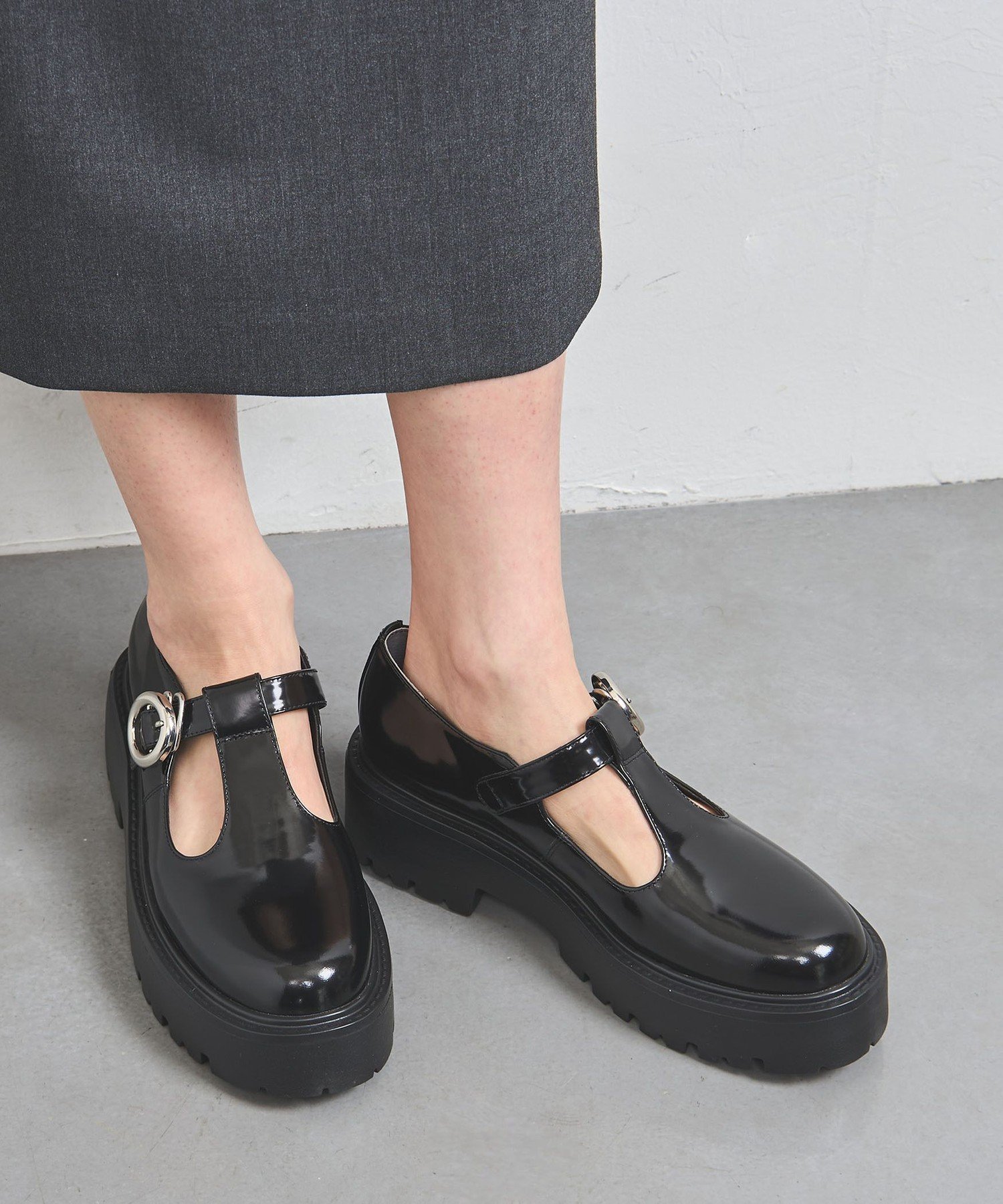 【SALE／50%OFF】UNITED ARROWS プラット メリージェーン ユナイテッドアローズ アウトレット シューズ・靴 その他のシューズ・靴 ブラック【送料無料】