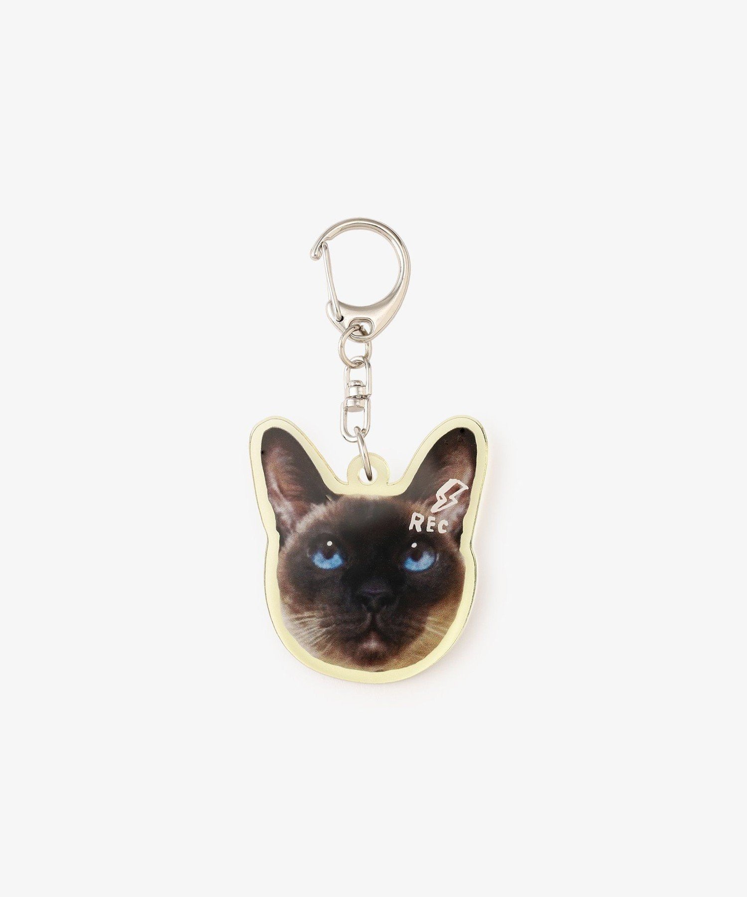 Afternoon Tea LIVING アクリルチャーム/REC/Cat's NapTime アフタヌーンティー・リビング ファッション雑貨 その他のファッション雑貨 イエロー